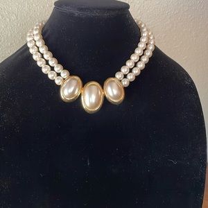 Vintage Napier Pearl Choker Rare